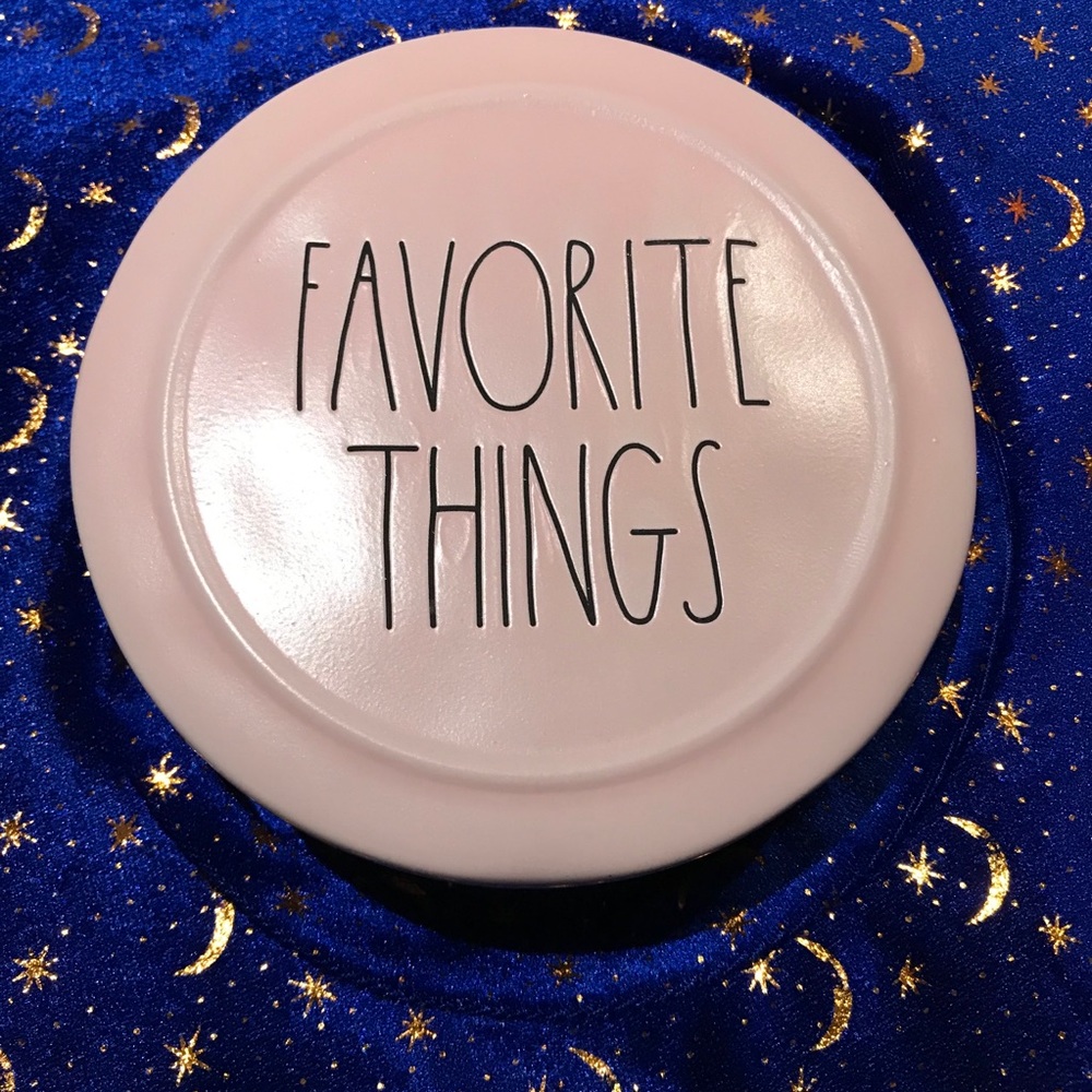 Rae Dunn “Favorite Things” Ceramic Jewelry Box